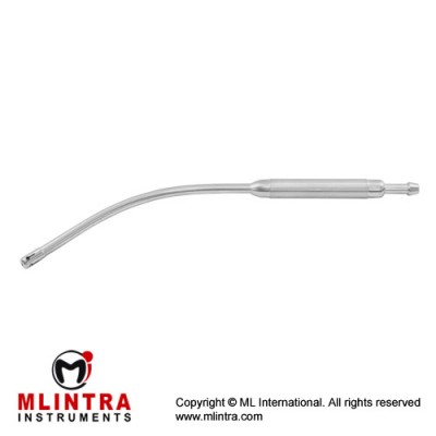 Cooley Suction Tube With Perforated Screw Tip Stainless Steel, 31 cm - 12 1/4" Diameter 10.0 mm Ø